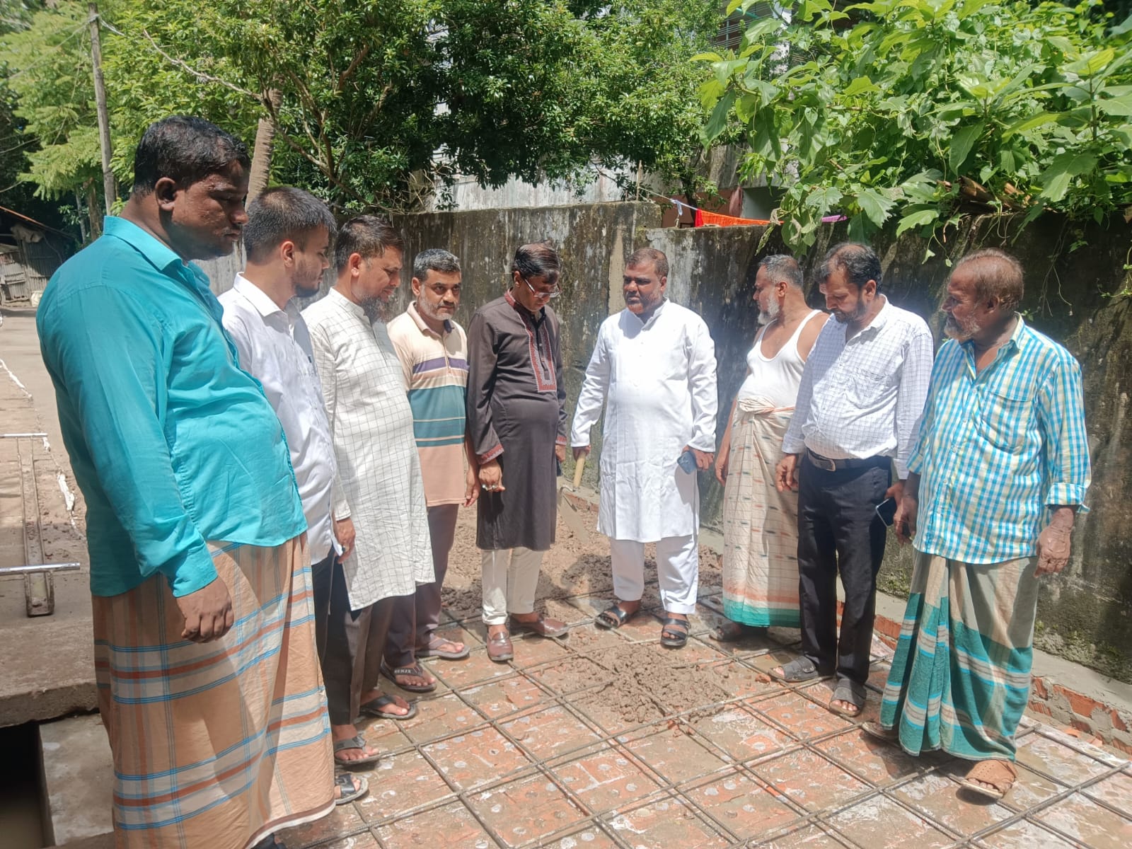 বোয়ালখালীতে আমান আলী সড়কের উন্নয়ন কাজ পরিদর্শন